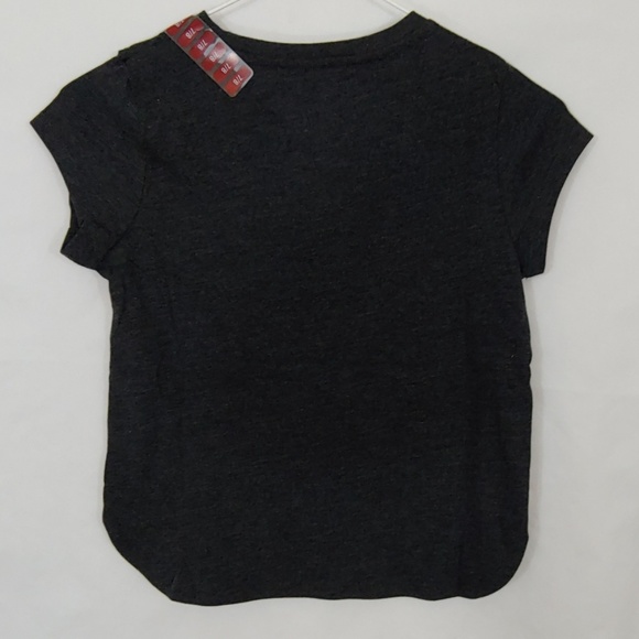 My Favorite Tee Gray Sequin Smiley Face 7/8 Or 6X - Picture 4 of 5